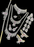 Premium AD Stone Bridal Jewellery Set JH1196