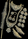 Premium AD Stone Bridal Jewellery Set JH1200