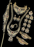 Premium AD Stone Bridal Jewellery Set JH1201