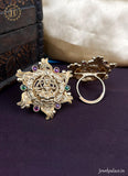 Gorgeous And Beautiful Antique Gold Finish Adjustable Finger Ring JH1436