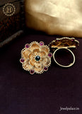 Gorgeous And Beautiful Antique Gold Finish Adjustable Finger Ring JH1444