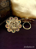 Gorgeous And Beautiful Antique Gold Finish Adjustable Finger Ring JH1446