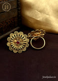Gorgeous And Beautiful Antique Gold Finish Adjustable Finger Ring JH1455