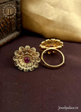 Gorgeous And Beautiful Antique Gold Finish Adjustable Finger Ring JH1458