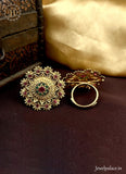 Gorgeous And Beautiful Antique Gold Finish Adjustable Finger Ring JH1460