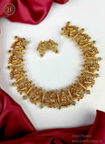 Elegant Gold Plated Designer Necklace With Earrings JH1678