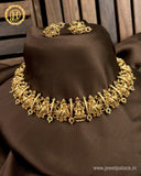 Elegant Gold Plated Designer Necklace With Earrings JH1678