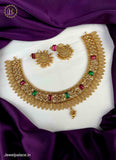 Elegant Gold Plated Designer Necklace With Earrings JH1681