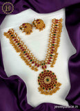 Latest Gold Plated Matte Finish Designer Necklace JH1728