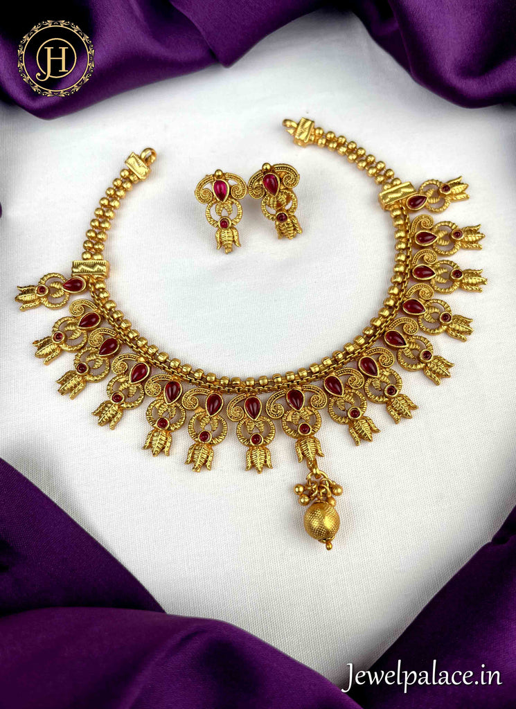 Beautiful Gold Plated Designer Necklace JH1746 Jewel Palace