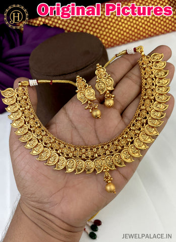 Beautiful Gold Plated Designer Necklace JH1749