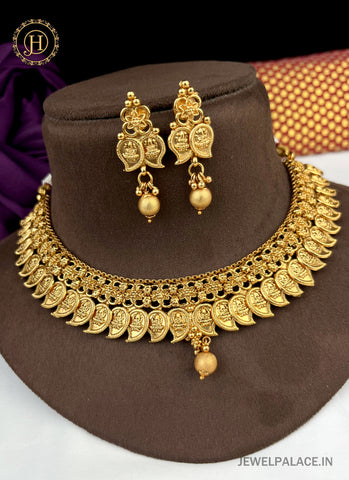 Beautiful Gold Plated Designer Necklace JH1749