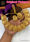 Antique Gold Plated Necklace With Earrings JH1804