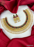 Beautiful Latest Gold Plated Necklace Set JH1840