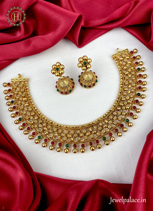 Necklace set design gold clearance