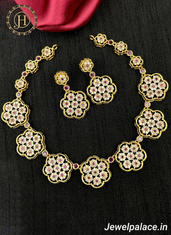 Premium Quality AD Necklace Set JH1927