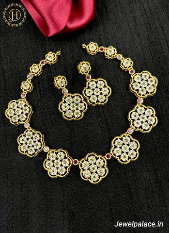 Premium Quality AD Necklace Set JH1929