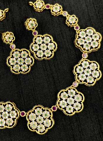 Premium Quality AD Necklace Set JH1929