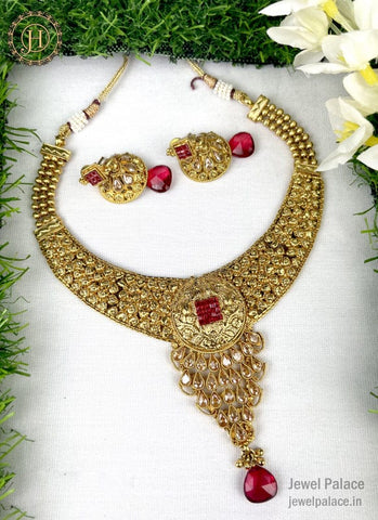 Trendy and Fancy Fashion Jewellery Design Necklaces Set for Women JH1962