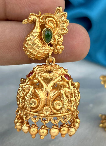 Elegant Gold Plated Designer Earrings Jhumka JH2001