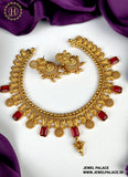 Gold Plated Beautiful Necklace Set With Earrings JH2062