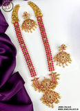 Exclusive Gold Plated Temple Long Haram JH2025