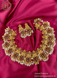 Beautiful Gold Plated Antique Laxmi Design Necklace With Earrings JH2190Beautiful Gold Plated Antique Laxmi Design Necklace With Earrings