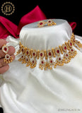 Trendy Gold Plated Beautiful Necklace With Earrings JH2256