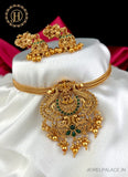 Trendy Gold Plated Beautiful Necklace With Earrings JH2257