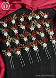Artificial Leaf and Floral Design with Pearl And  Stone Hairpin Bride Accessories JH2290