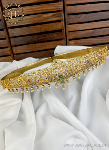 Premium Quality Gold Plated Adjustable Hip belt Oddiyanam JH2326