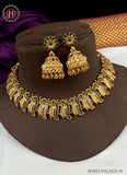 Latest Gold Plated Antique Necklace With Earrings JH2378