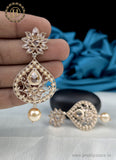 Elegant Gold Plated Kundan With Pearl Studded Earrings JH2431