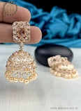 Elegant Gold Plated Kundan With Pearl Studded Earrings JH2445