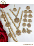 Gold Plated Bridal Dulhan Full Wedding Jewelry Set for Indian Brides JH2510