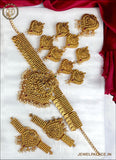 Gold Plated Bridal Dulhan Full Wedding Jewelry Set for Indian Brides JH2516