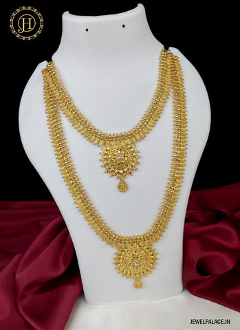 Exclusive Gold Plated Combo Necklace Set JH2633