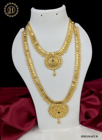 Exclusive Gold Plated Combo Necklace Set JH2639