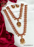 Gold Plated Artificial Combo Necklace Set With Earrings JH2669