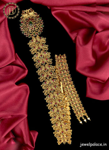 Hair Jadai Billai Brooch South Indian Traditional Bridal Hair Accessories JH2707