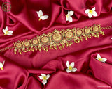 Matt Finish Temple Design Vaddanam Kamarpatta Waist Hip Belt JH2710