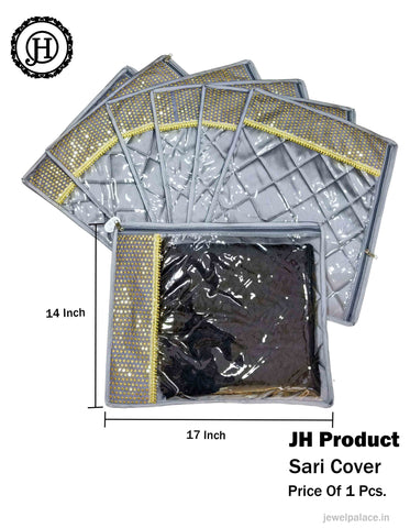 Wedding Gifting Saree And Suit Packing Cover Saree Bag Organizer for Wardrobe Storage JH2833