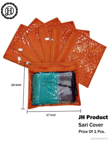 Wedding Gifting Saree And Suit Packing Cover Saree Bag Organizer for Wardrobe Storage JH2843