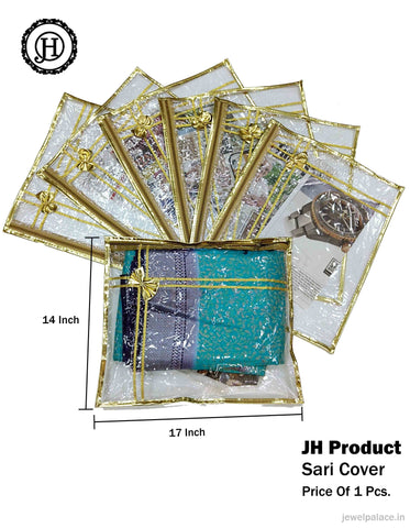 Wedding Gifting Saree And Suit Packing Cover Saree Bag Organizer for Wardrobe Storage JH2847