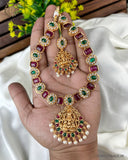 Beautiful Gold Plated Antique Necklace JH2848