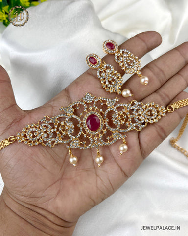 Beautiful Gold Plated Antique Necklace JH2849