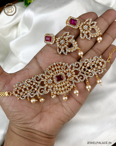 Beautiful Gold Plated Antique Necklace JH2850