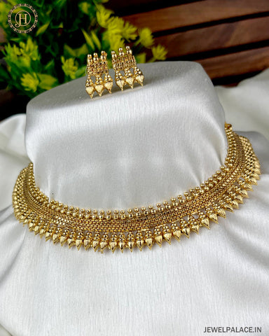 Beautiful Gold Plated Antique Necklace JH2862