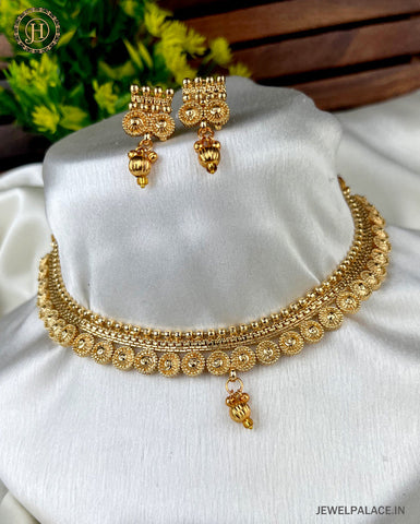 Beautiful Gold Plated Antique Necklace JH2863