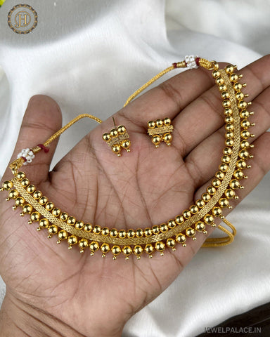 Beautiful Gold Plated Antique Necklace JH2866